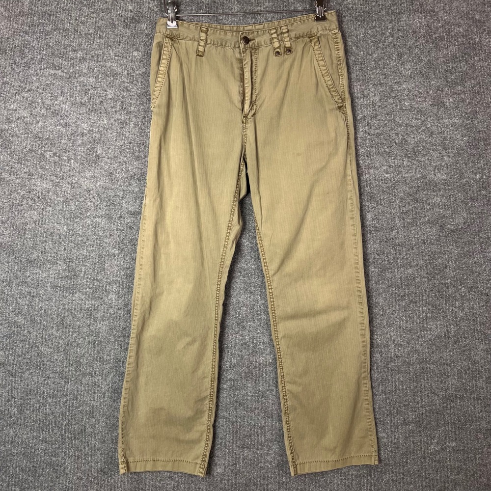 Kavu Chino Pants Mens 32 Khaki  Cotton Straight Leg Utility